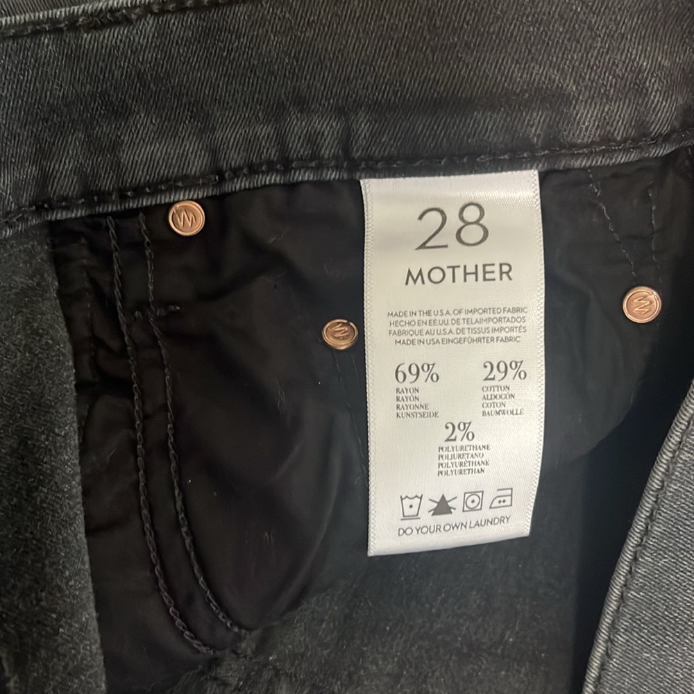 Mother distressed jeans
